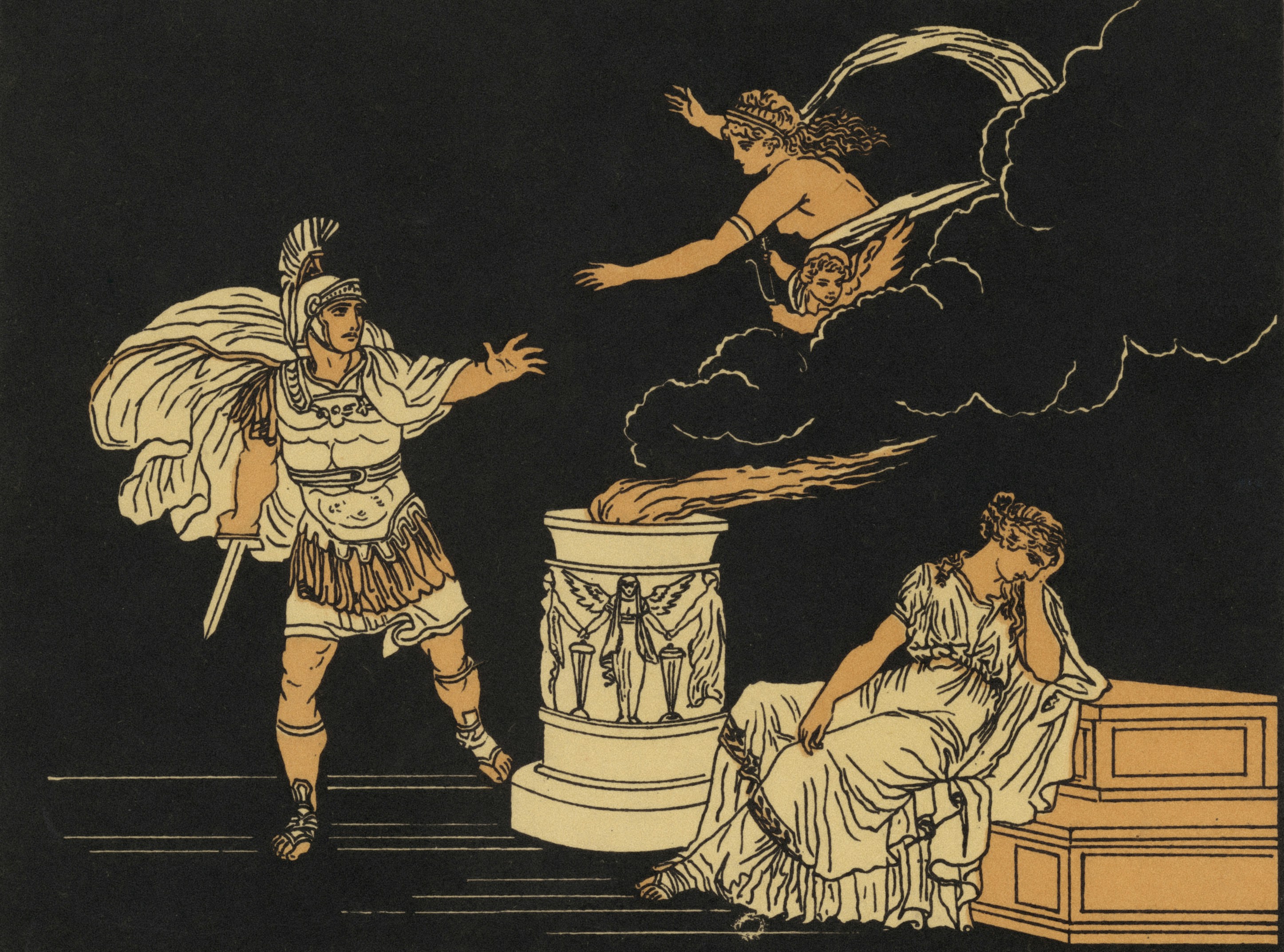 ancient magic trick illustration