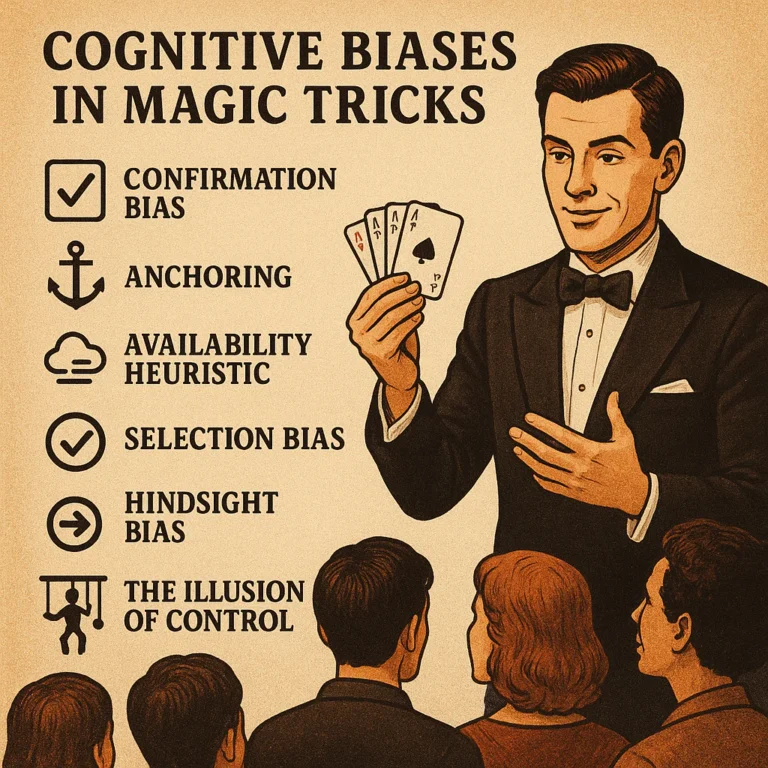 Featured image for 12 Cognitive Biases in Magic Tricks That Fool Your Brain 2026