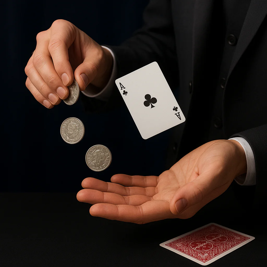 Featured image for 15 Mind-Blowing Magic Tricks with Coins and Cards 2026