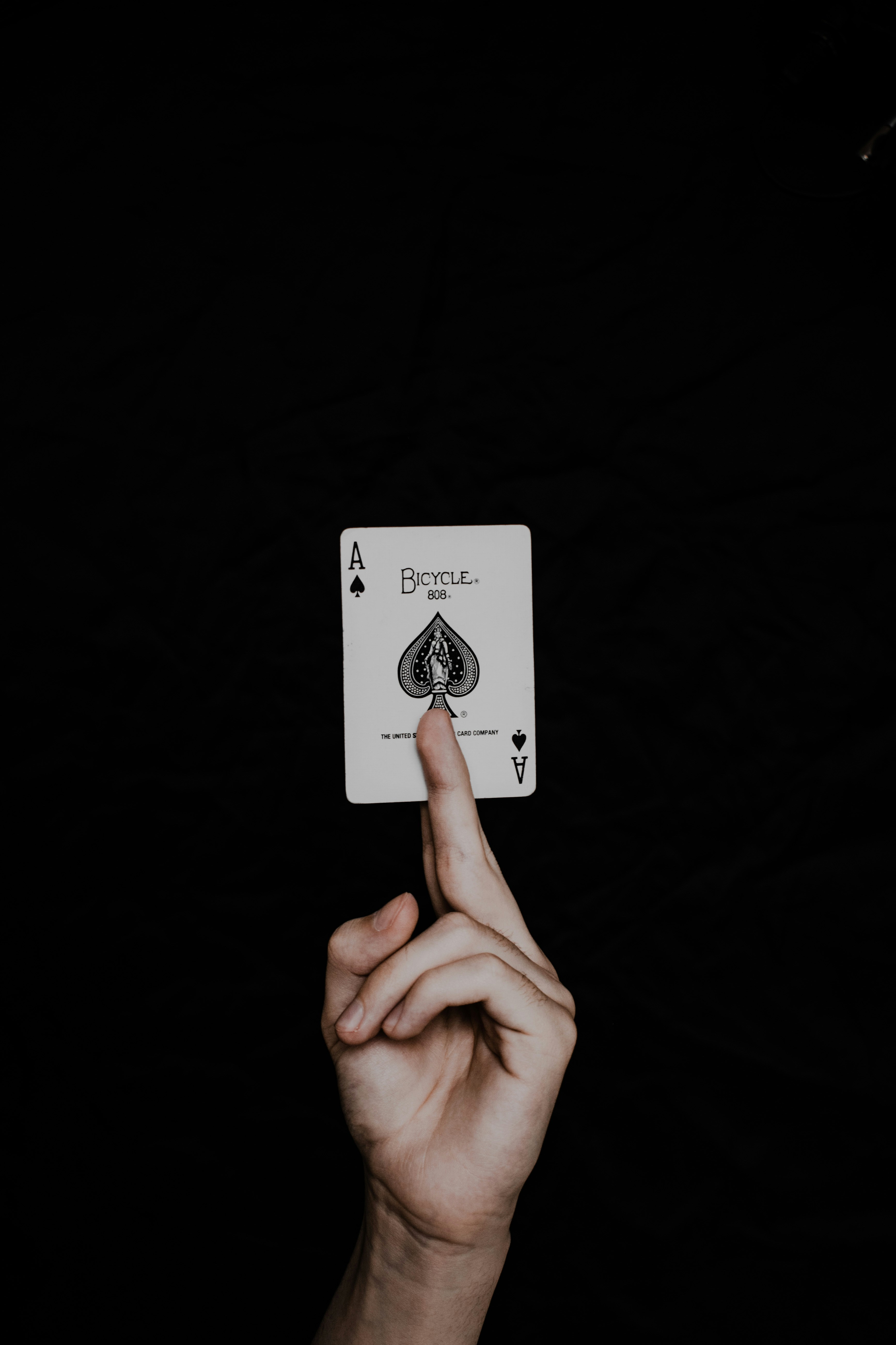 Ace of spades by Magic Trick ace of spade playing card