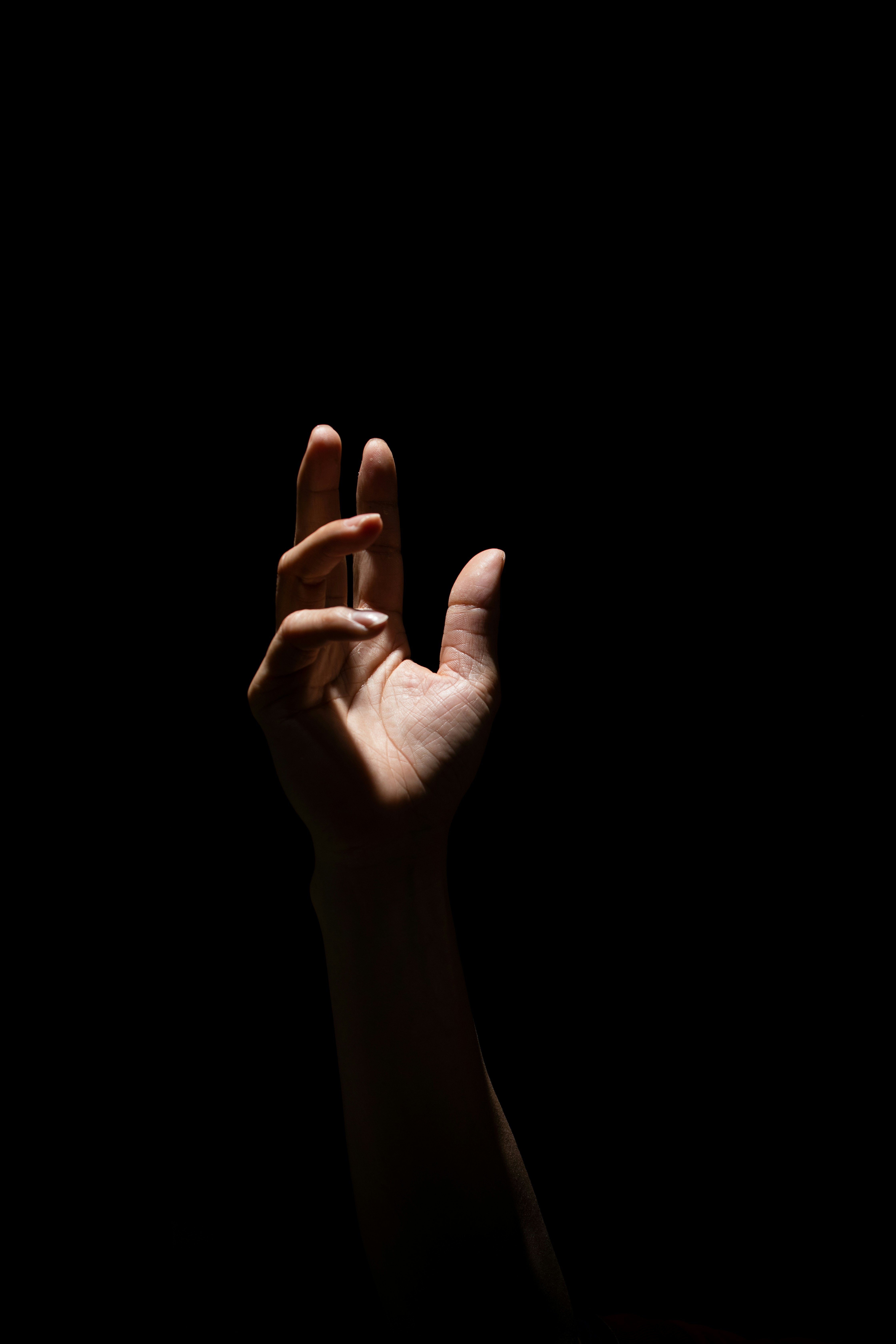 🏁 Conclusion by Magic Trick A hand reaching up from darkness